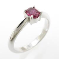 K18WG ルビーリング