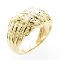 K18YG ダイヤモンドリング