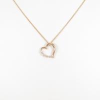 スタージュエリー ハート ダイヤモンドネックレス