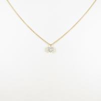 【リメイク】K18YG ダイヤモンドネックレス 0．333ct・D・SI2・VG