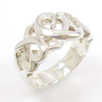 ティファニー トリプルラビングハート リング