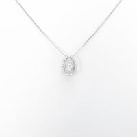 【新品】プラチナダイヤモンドネックレス 0．183ct・F・SI2・GOOD