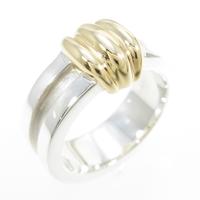 ティファニー 925／750YG リング