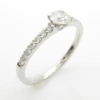 プラチナダイヤモンドリング 0．312ct・G・SI2・EXT