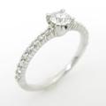 プラチナダイヤモンドリング 0．260ct・D・VVS1・EXT H＆C