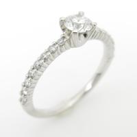 プラチナダイヤモンドリング 0．260ct・D・VVS1・EXT H＆C