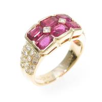 K18YG ルビーリング