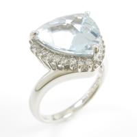 PT1000 アクアマリンリング