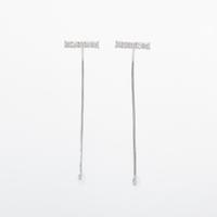 【リメイク】K18WG ダイヤモンドピアス