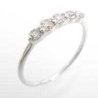 K18WG ダイヤモンドリング