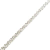 K18WG ダイヤモンドブレスレット