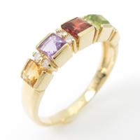 K18YG カラーストーンリング5％引き