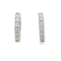 【リメイク】K18WG ダイヤモンドピアス