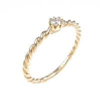 K18YG ダイヤモンドリング