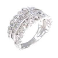 K18WG ダイヤモンドリング