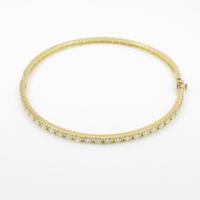 【リメイク】K18YG ダイヤモンドバングル