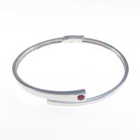 K18WG ルビーバングル