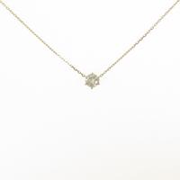 K18YG ダイヤモンドネックレス 1．028ct・LBY・SI2・FAIR