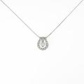 プラチナダイヤモンドネックレス 0．502ct・I・VVS2・GOOD