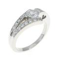 プラチナダイヤモンドリング 0．402ct・D・SI1・VG