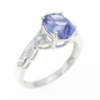 K18WG タンザナイトリング