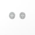 プラチナダイヤモンドピアス 0．248ct・0．252ct・D?F・VS1?2・オーバルカット