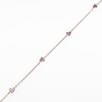 ポンテヴェキオ ハート カラーストーンブレスレット