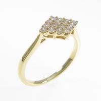 K18YG ダイヤモンドリング