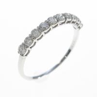 K18WG ダイヤモンドリング