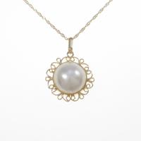 K18YG マベパールネックレス