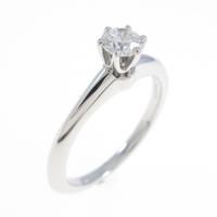 ティファニー クラッシックソリティア リング 0．26ct・H・VVS2・3EXT