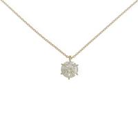 【リメイク】K18YG ダイヤモンドネックレス 1．087ct・VLY・SI1・EXT
