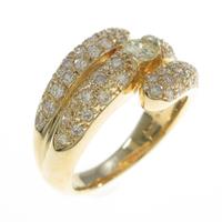 750YG ダイヤモンドリング