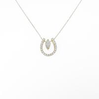 K18YG 2WAY ダイヤモンドネックレス