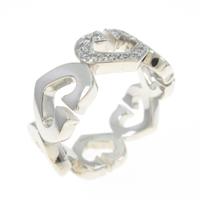 カルティエ Cハート 1P リング