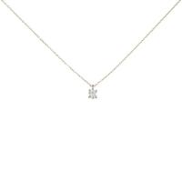 【リメイク】K18YG ソリティア ダイヤモンドネックレス10％引き