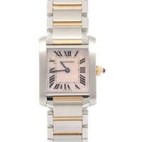 カルティエ W51027Q4 タンクフランセーズ PGコンビ SSxPG クォーツ