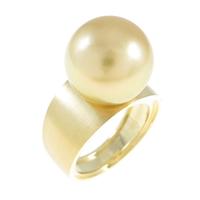 K18YG シロチョウパールリング