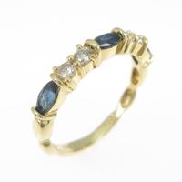 K18YG サファイヤリング