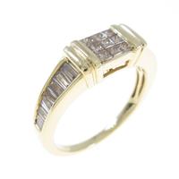 K18YG ダイヤモンドリング