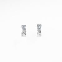 K18WG ダイヤモンドピアス