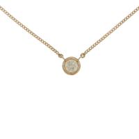 K18YG ダイヤモンドネックレス