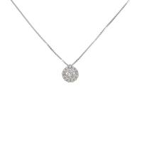 プラチナダイヤモンドネックレス 0．440ct・G・SI2・VG