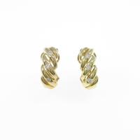 K18YG ダイヤモンドピアス