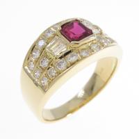 K18YG ルビーリング