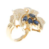 K18YG サファイヤリング