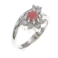 PT フラワー コンクパールリング