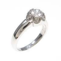 プラチナダイヤモンドリング 0．520ct・F・SI1・GOOD