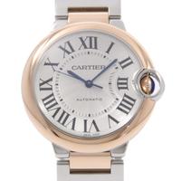 カルティエ W2BB0003 バロンブルー PGコンビ 自動巻