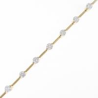 LINE ダイヤモンドブレスレット